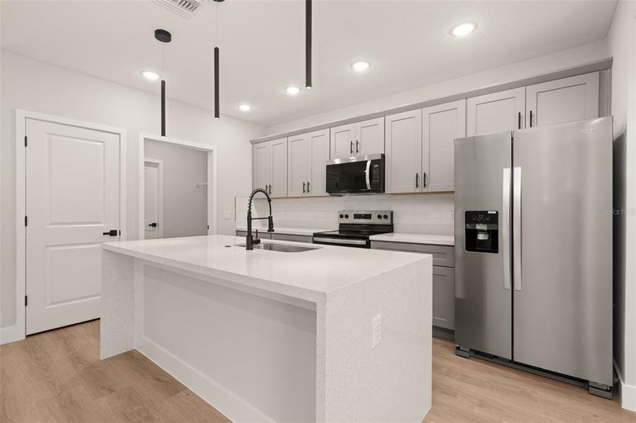 Furnished interior view inside a new home in , Sebring (Image 9). Furnished interior view inside a new home in , Sebring (Image 9).