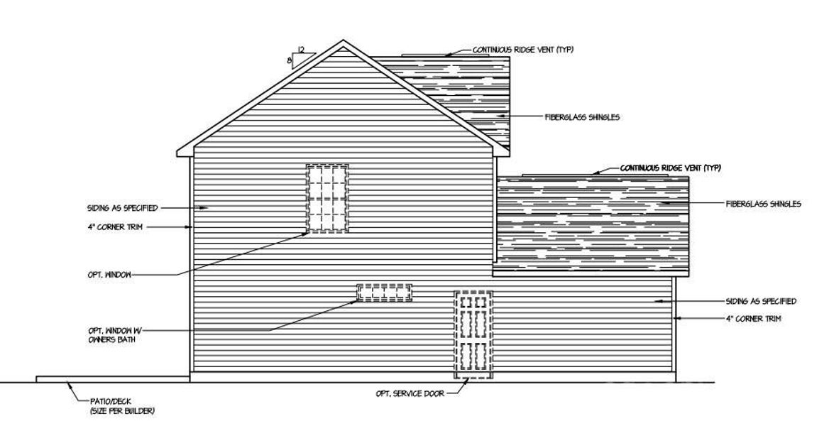 Exterior rendering of this home design in , Pageland, SC (Image 1).