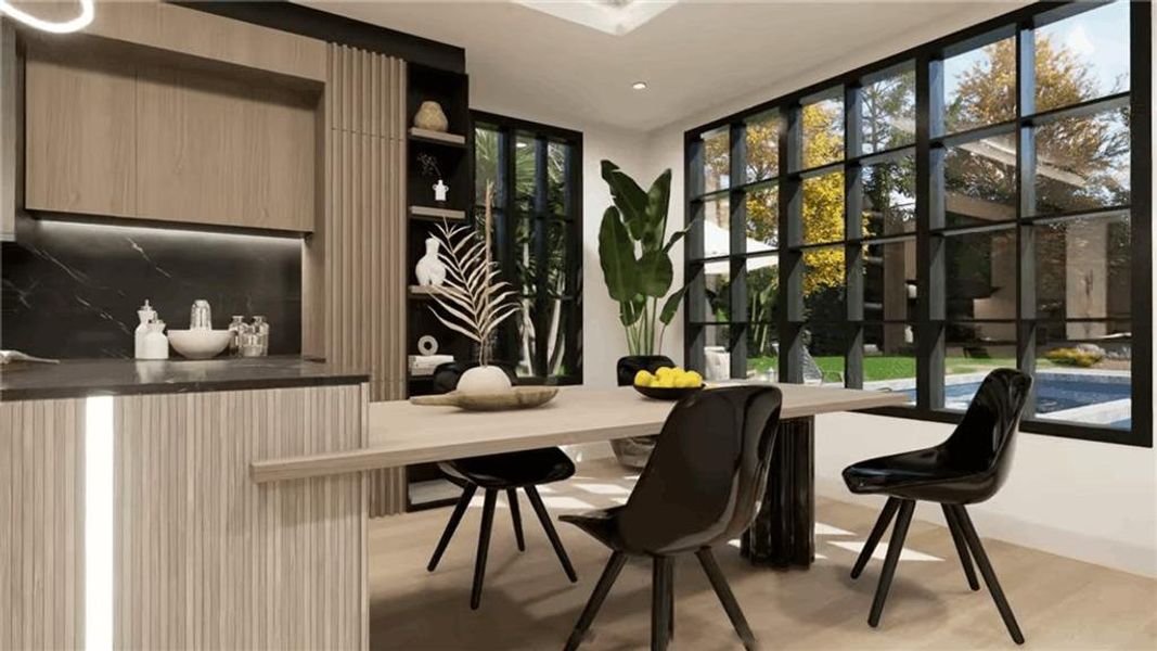 Furnished interior view inside a new home in , Fairburn (Image 6).