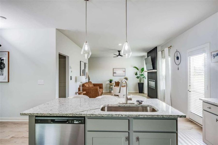 Furnished interior view inside a new home in Southern Hills, McDonough (Image 12).