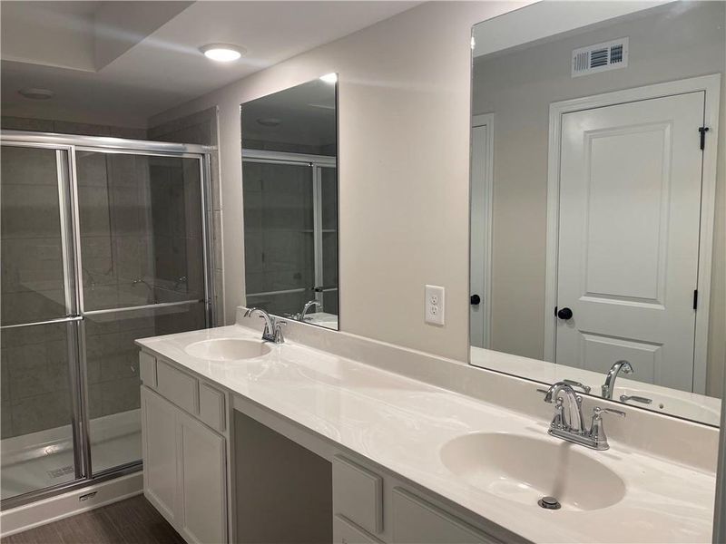 Furnished interior view inside a new home in The Collection at Wolf Creek, Lawrenceville (Image 11).