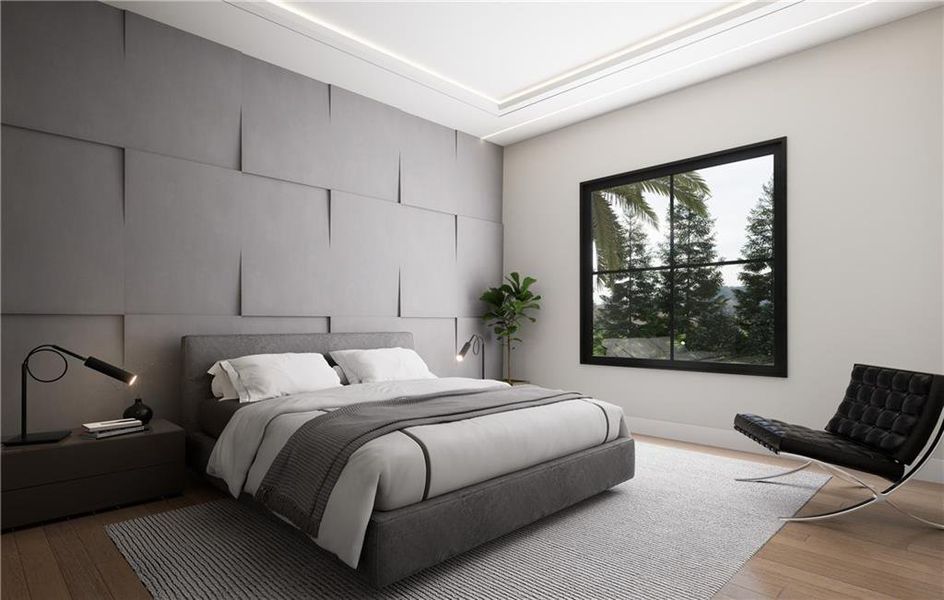 Furnished interior view inside a new home in , Fairburn (Image 6).