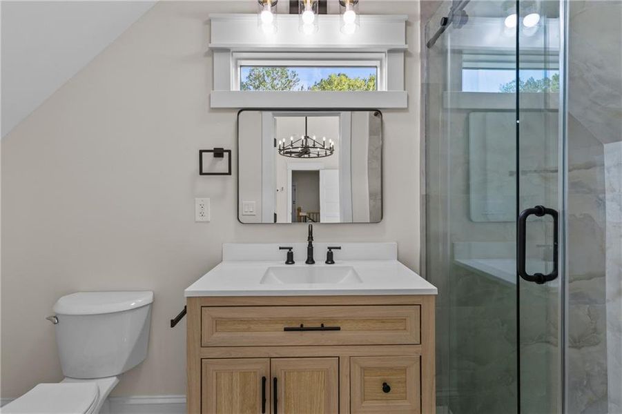Furnished interior view inside a new home in , Monroe (Image 5).