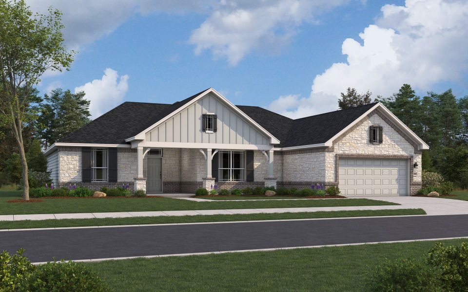 Rendering of floor plan. Colors and features may differ from shown representation.