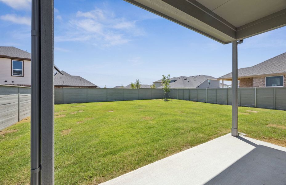 Oversized yard