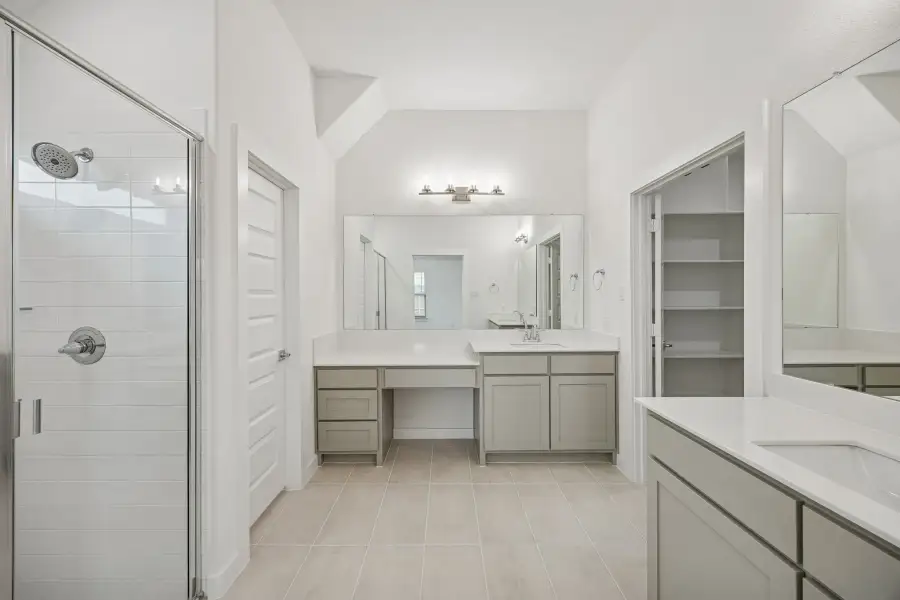 Primary Bathroom in the Gilmour II home plan by Trophy Signature Homes – REPRESENTATIVE PHOTO