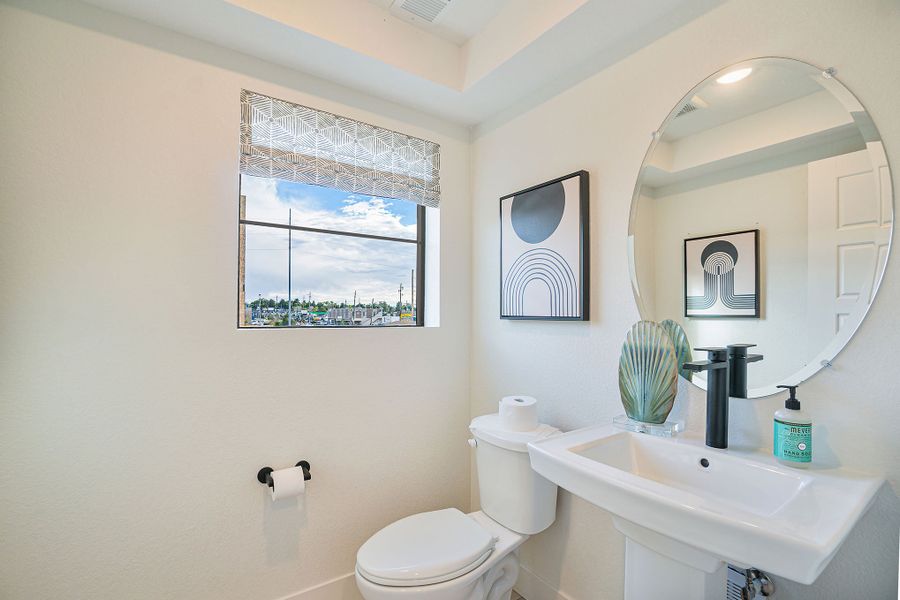Furnished interior view inside a new home in The Hub at Virginia Village, Denver (Image 12).