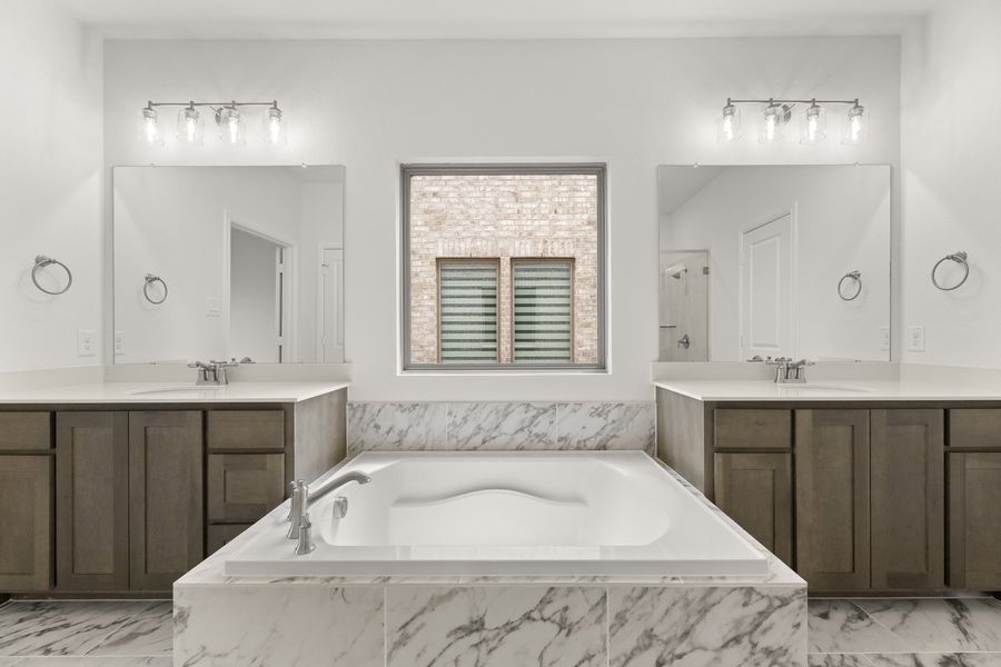 Furnished interior view inside a new home in Sutton Fields, Celina (Image 9).