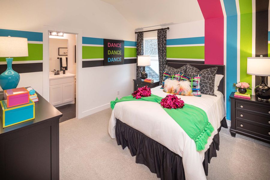 Representative Secondary Bedroom - some options shown