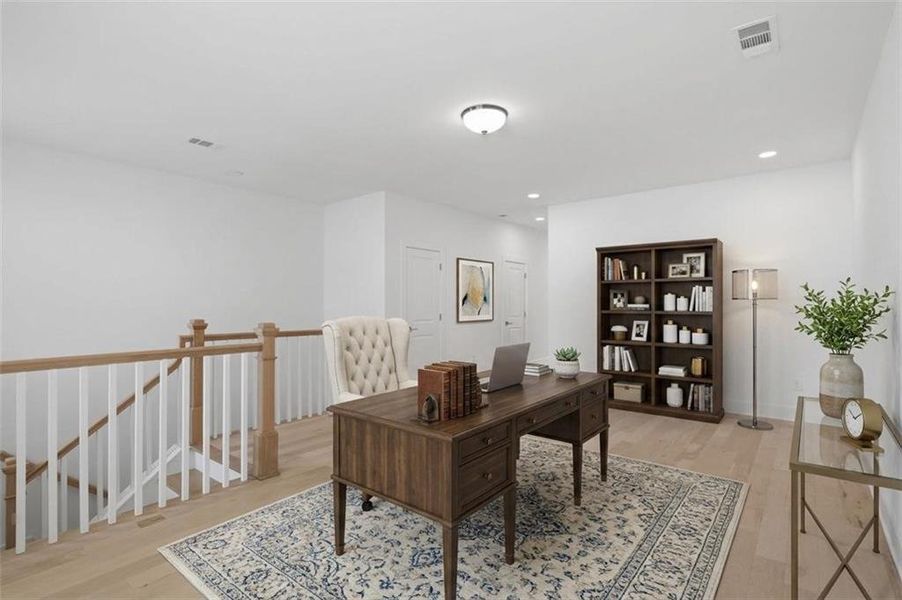 Furnished interior view inside a new home in , Cumming (Image 13). Furnished interior view inside a new home in , Cumming (Image 13).