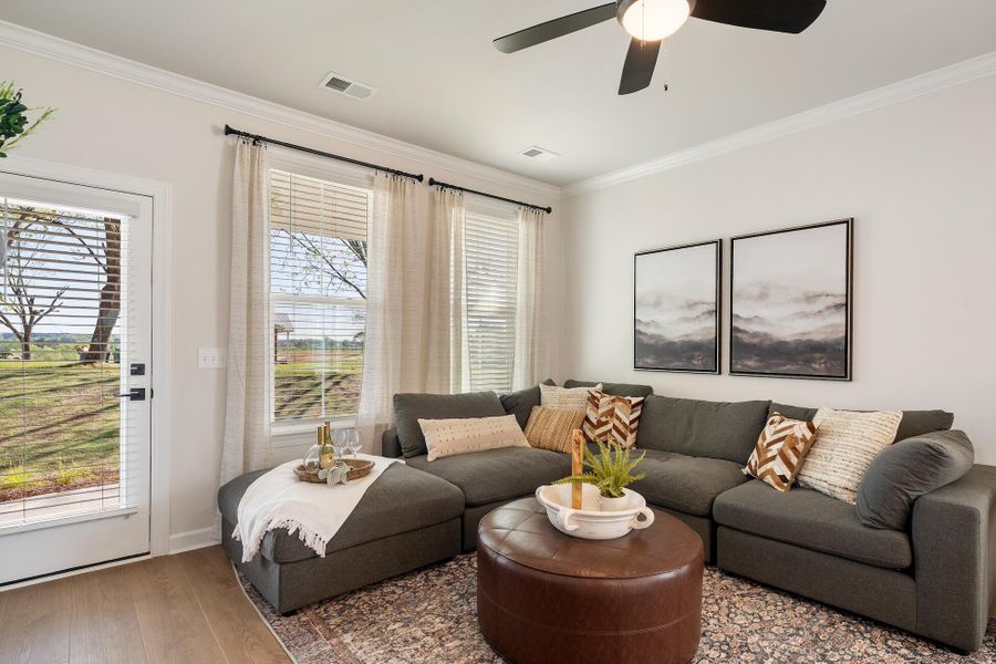 Furnished interior view inside a new home in , Summerville (Image 6).