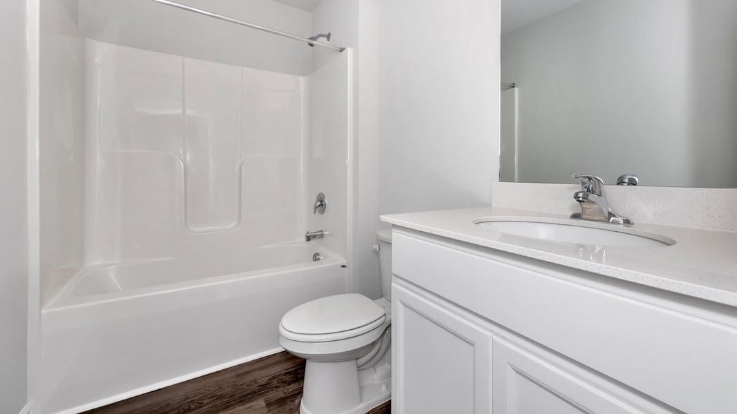 Representative furnished interior of a home built from the Freeport by D.R. Horton in Bailey Park, Fayetteville (Image 9). Representative furnished interior of a home built from the Freeport by D.R. Horton in Bailey Park, Fayetteville (Image 9).