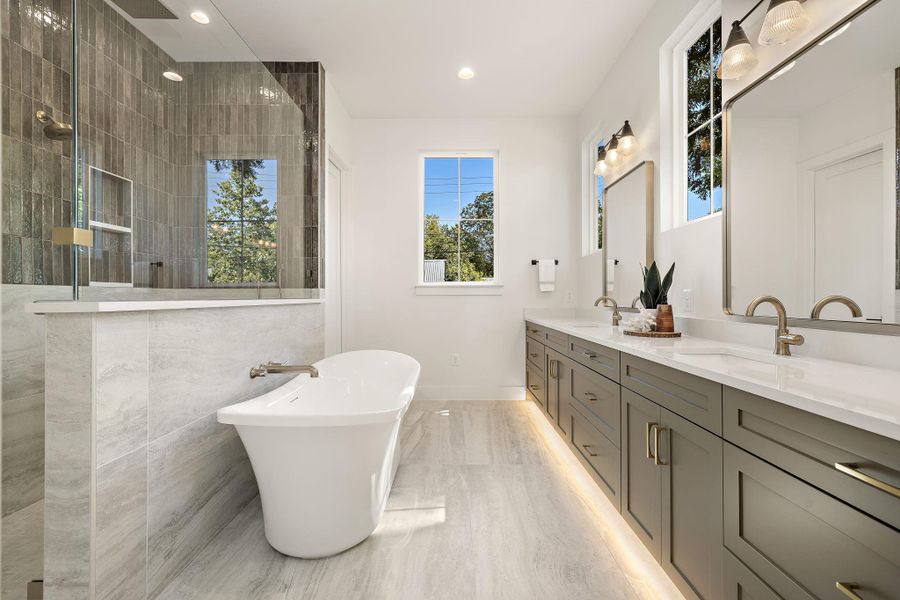 Furnished interior view inside a new home in , Austin (Image 30). Furnished interior view inside a new home in , Austin (Image 30).