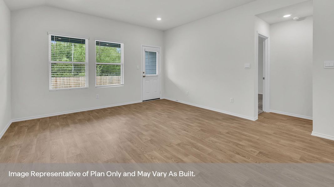 Representative unfurnished interior of a home built from the The Caroline by D.R. Horton in Bollinger, Maxwell (Image 16).