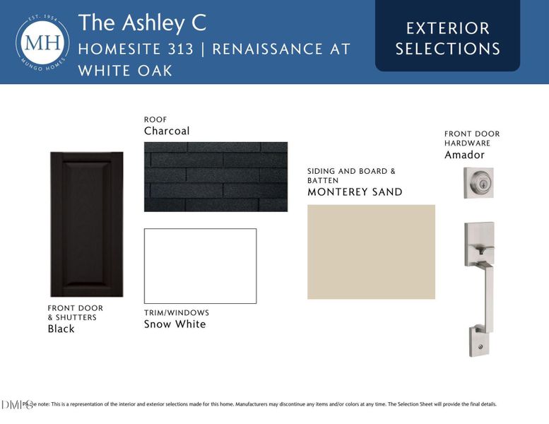 Exterior Selections Exterior Selections