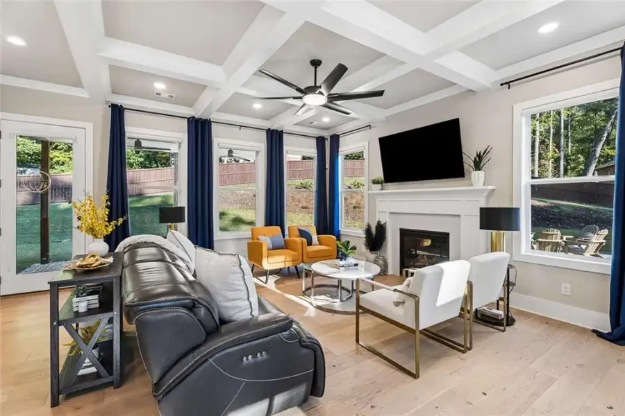 Furnished interior view inside a new home in , Smyrna (Image 6).