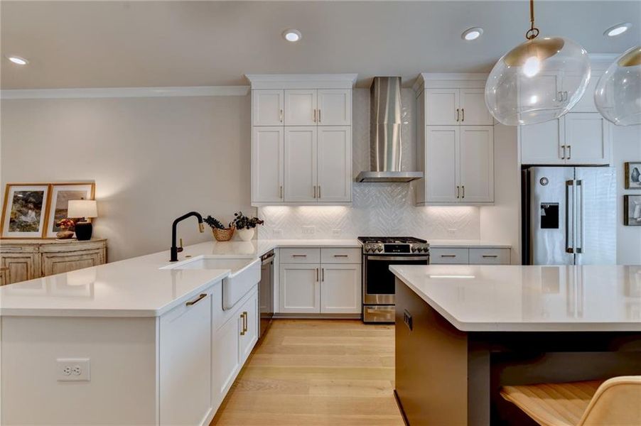 Furnished interior view inside a new home in , Alpharetta (Image 28).