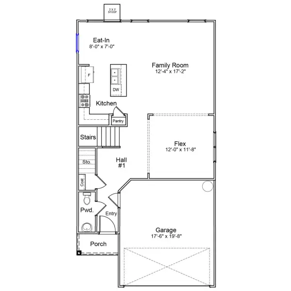 2D floor plan layout of this home in Ellington, Elgin, SC (Image 2). 2D floor plan layout of this home in Ellington, Elgin, SC (Image 2).
