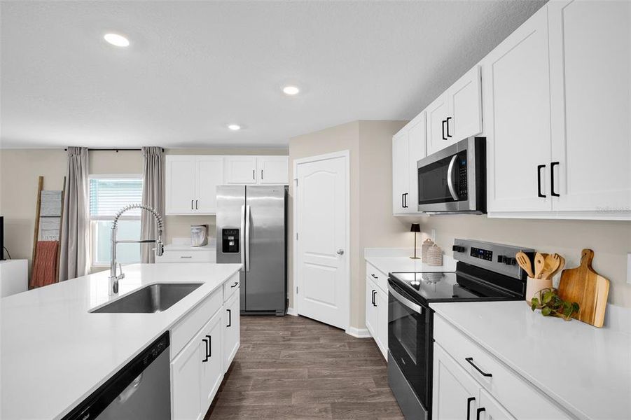 Furnished interior view inside a new home in Sawmill Branch, Palm Coast (Image 17).