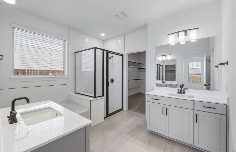 Furnished interior view inside a new home in Santa Rita Ranch, Liberty Hill (Image 6).