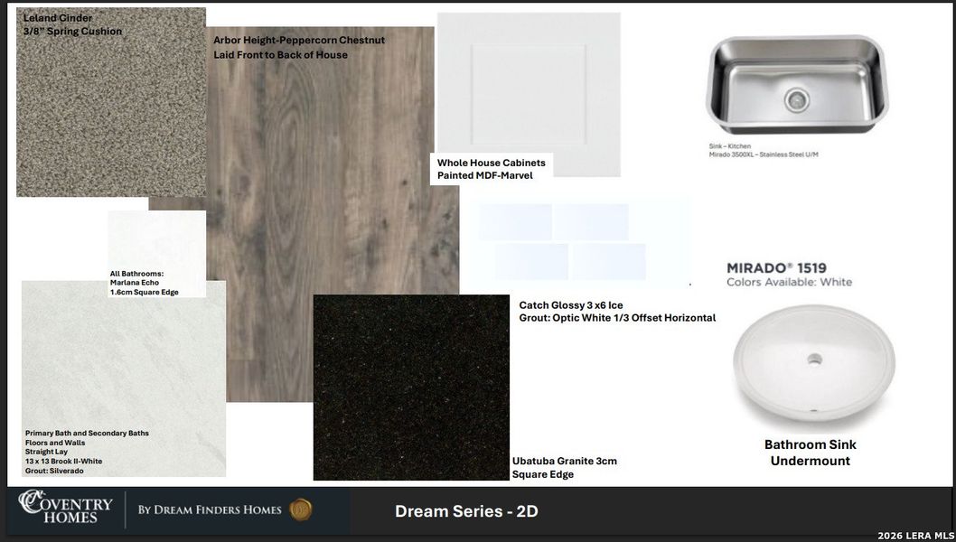 Sample of building materials used in homes in Hickory Ridge, Elmendorf (Image 4).