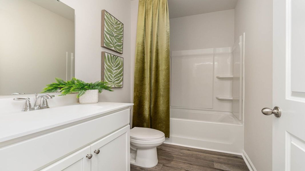 Furnished interior view inside a new home in Harper Meadows, Loris (Image 12). Furnished interior view inside a new home in Harper Meadows, Loris (Image 12).