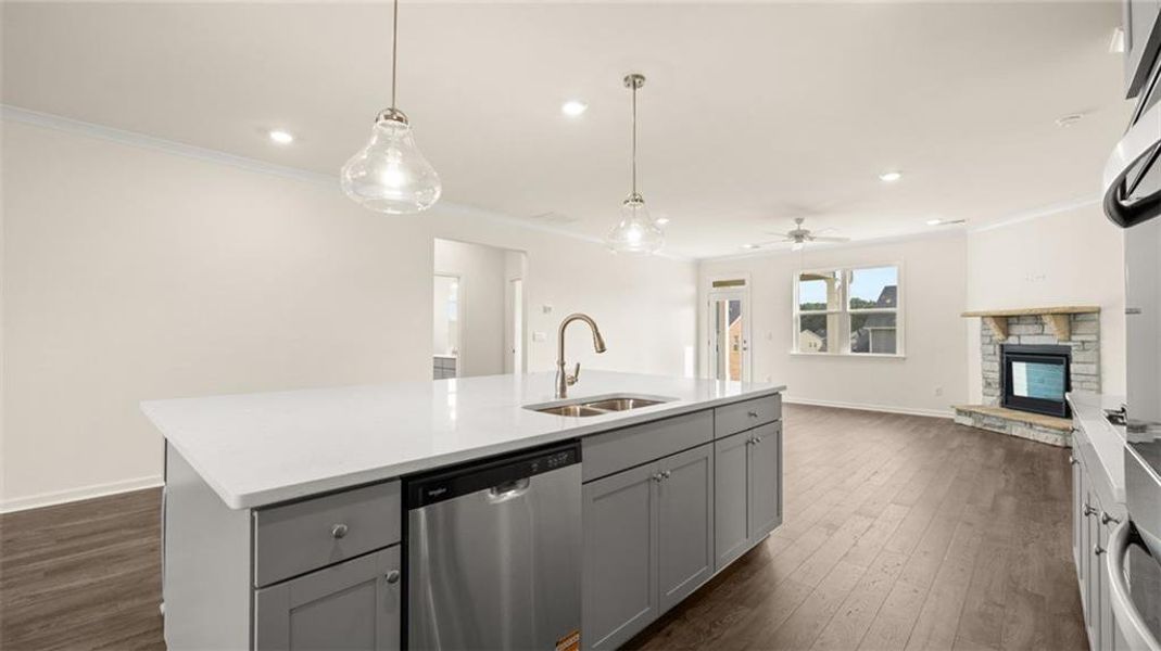 Furnished interior view inside a new home in Westland, Bogart (Image 11). Furnished interior view inside a new home in Westland, Bogart (Image 11).