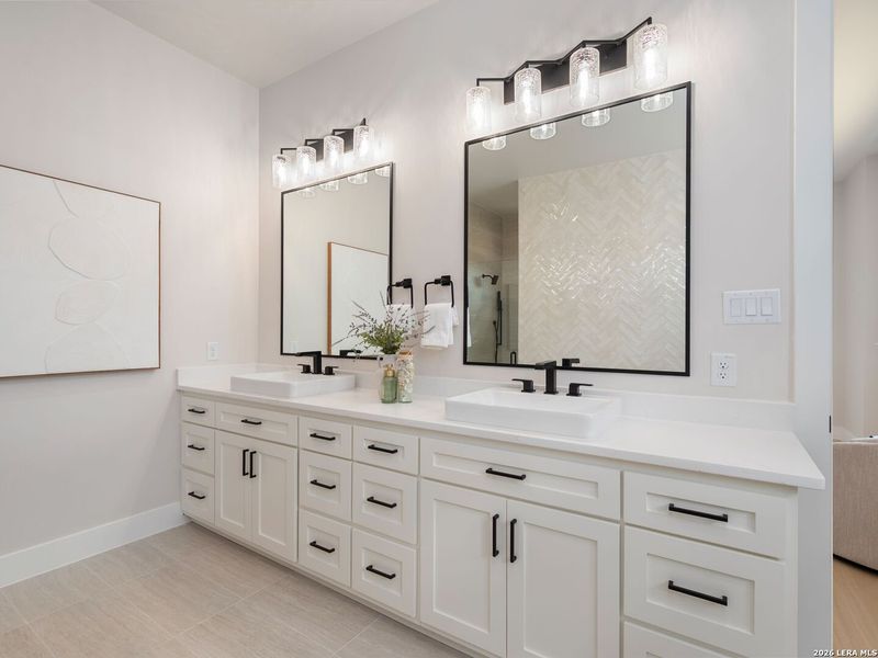 Furnished interior view inside a new home in , San Antonio (Image 31).