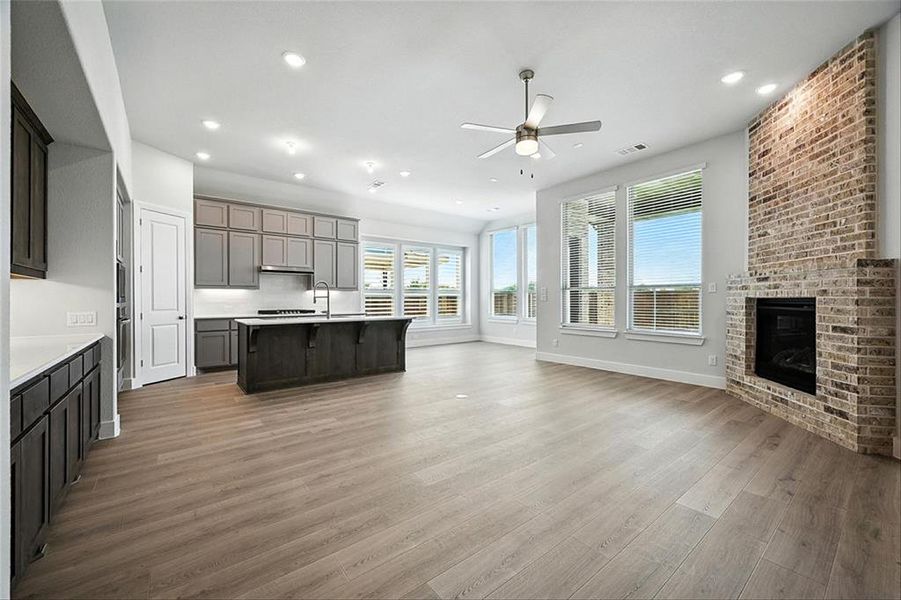 Furnished interior view inside a new home in The Parks at Wilson Creek: 50ft. lots, Celina (Image 6). Furnished interior view inside a new home in The Parks at Wilson Creek: 50ft. lots, Celina (Image 6).