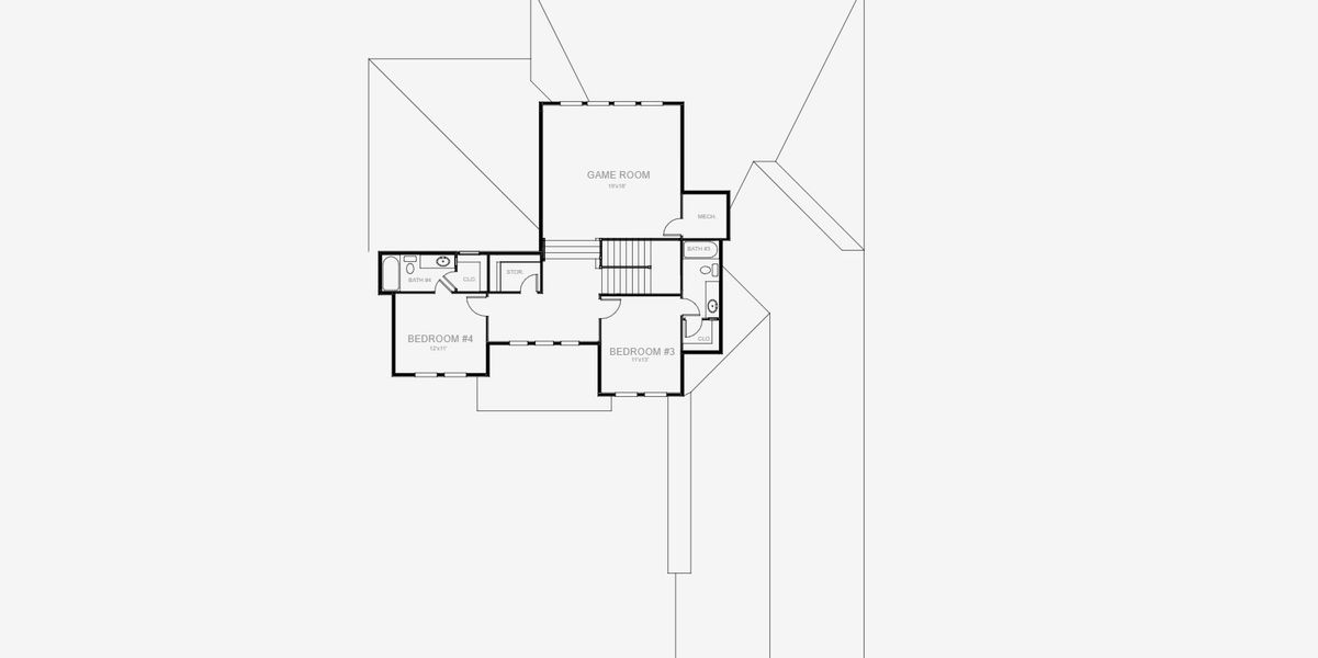 2D floor plan layout for the 3865F by Perry Homes in Star Farms At Lakewood Ranch 90', Lakewood Ranch, FL (Image 4). 2D floor plan layout for the 3865F by Perry Homes in Star Farms At Lakewood Ranch 90', Lakewood Ranch, FL (Image 4).