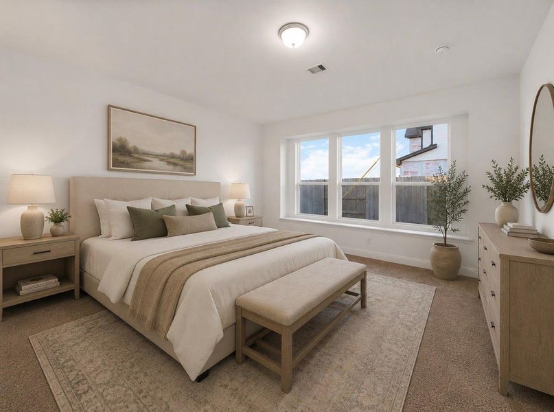Primary Bedroom (virtually staged)