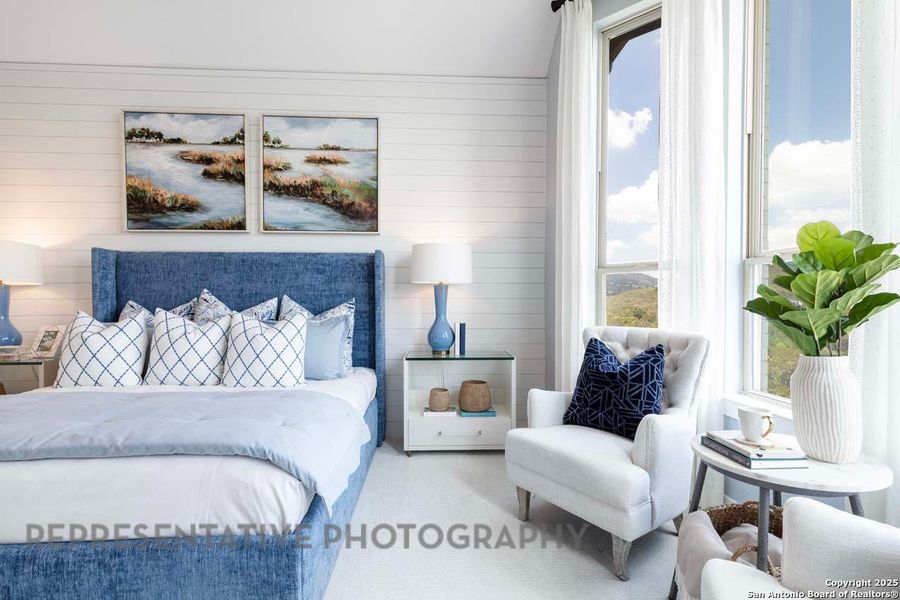 Furnished interior view inside a new home in Davis Ranch: 50ft. lots, San Antonio (Image 19).