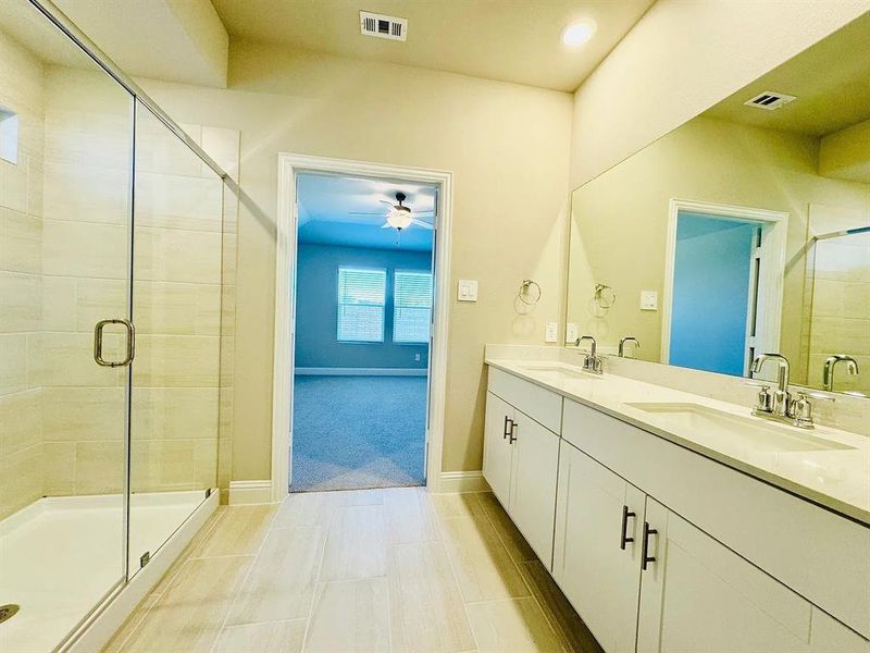 Furnished interior view inside a new home in Trails of Lavon - Signature Series, Lavon (Image 4).