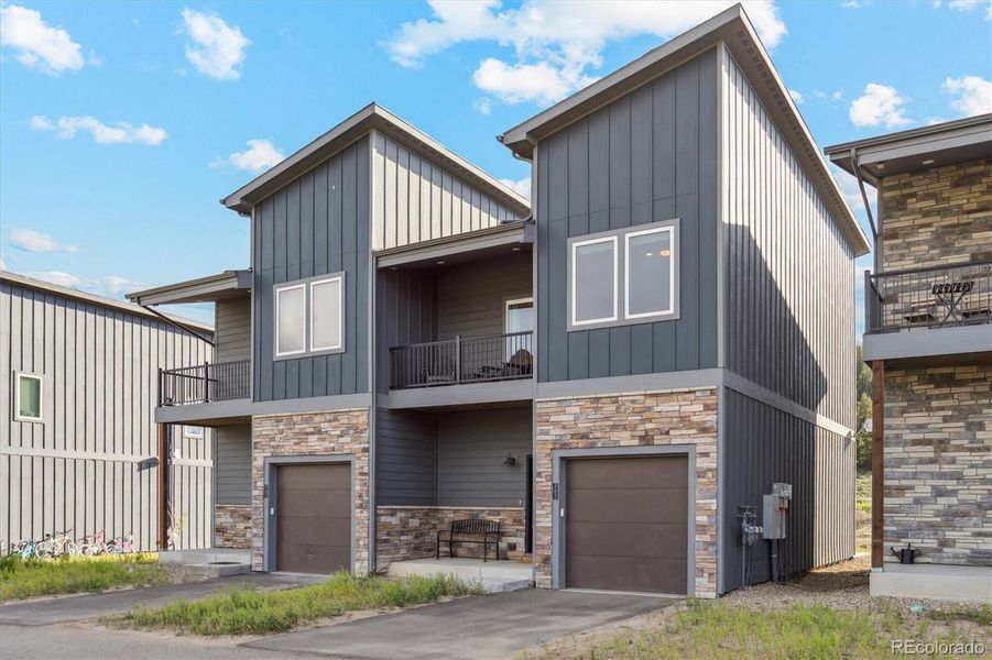 Front exterior of a new home in , Tabernash, CO, highlighting curb appeal (Image 1). Front exterior of a new home in , Tabernash, CO, highlighting curb appeal (Image 1).