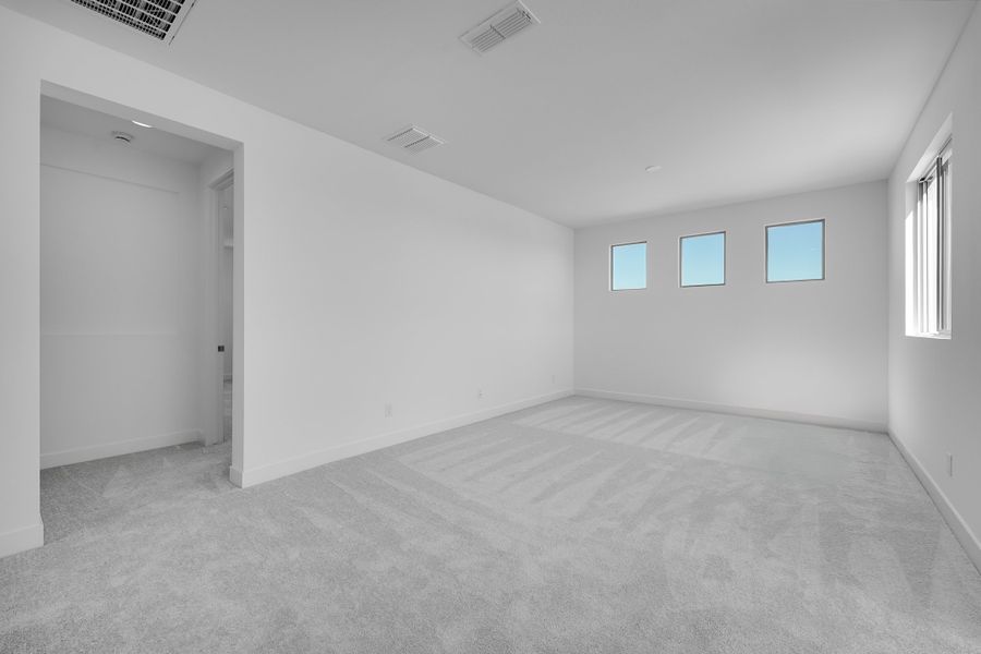 Representative unfurnished interior of a home built from the Lowell by Taylor Morrison in Combs Ranch, Queen Creek (Image 27). Representative unfurnished interior of a home built from the Lowell by Taylor Morrison in Combs Ranch, Queen Creek (Image 27).