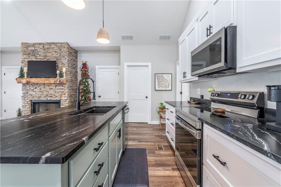 Furnished interior view inside a new home in , Jasper (Image 11). Furnished interior view inside a new home in , Jasper (Image 11).