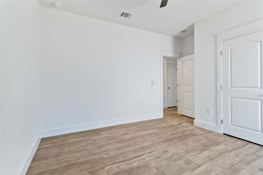 Secondary bedroom without virtual staging. Bedroom #3 Secondary bedroom without virtual staging. Bedroom #3