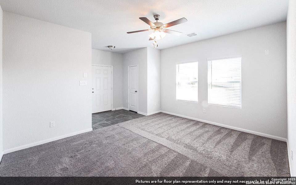 Spacious, unfurnished interior of a new home in Willow View, Converse (Image 6). Spacious, unfurnished interior of a new home in Willow View, Converse (Image 6).