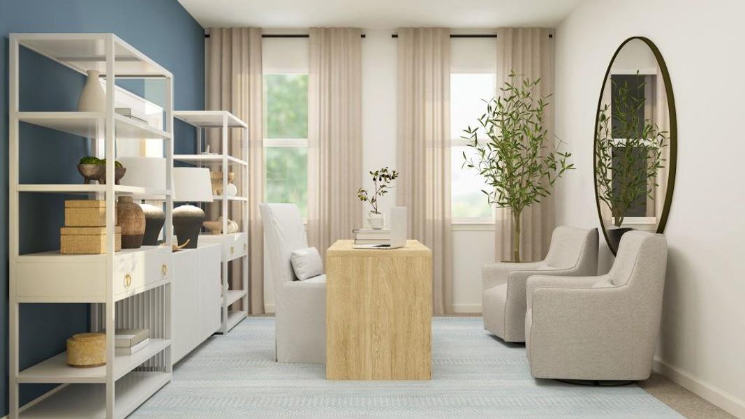 Furnished interior view inside a new home in Deer Valley, Canton (Image 24).