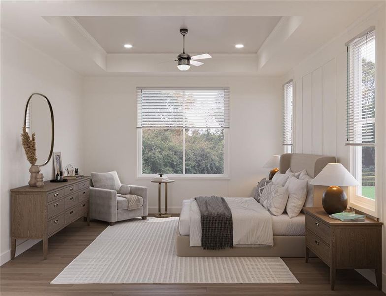 Furnished interior view inside a new home in Aberdeen, Hoschton (Image 10).