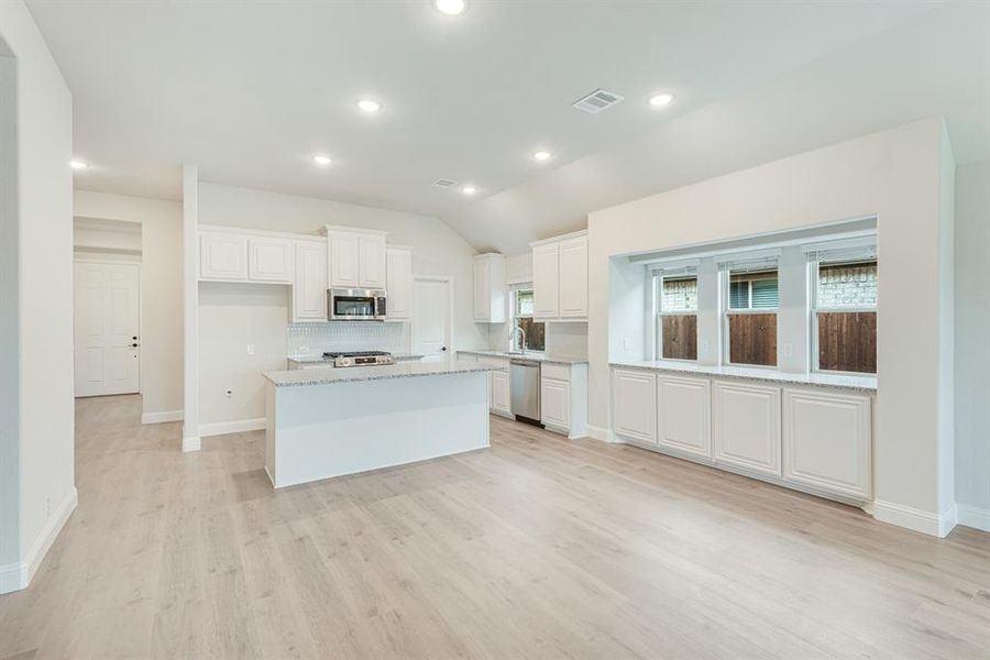 Furnished interior view inside a new home in East Oak Creek 60-65, Commerce (Image 6). Furnished interior view inside a new home in East Oak Creek 60-65, Commerce (Image 6).