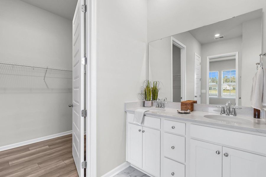 Furnished interior view inside a new home in Horizons at Summers Corner | 55+: The Legends, Summerville (Image 28).