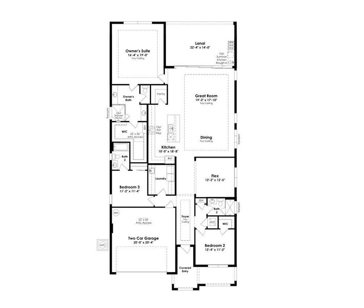 2D floor plan layout of this home in The Reserve at Victoria, Deland, FL (Image 5). 2D floor plan layout of this home in The Reserve at Victoria, Deland, FL (Image 5).