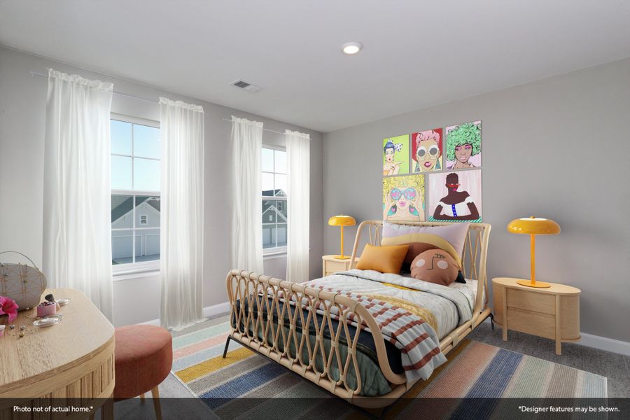 Furnished interior view inside a new home in Gates at Windermere, Blythewood (Image 9).