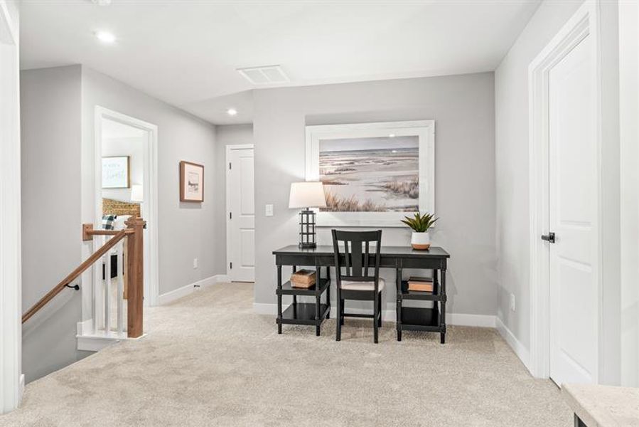 Furnished interior view inside a new home in Grande Dunes North Village, Myrtle Beach (Image 19). Furnished interior view inside a new home in Grande Dunes North Village, Myrtle Beach (Image 19).