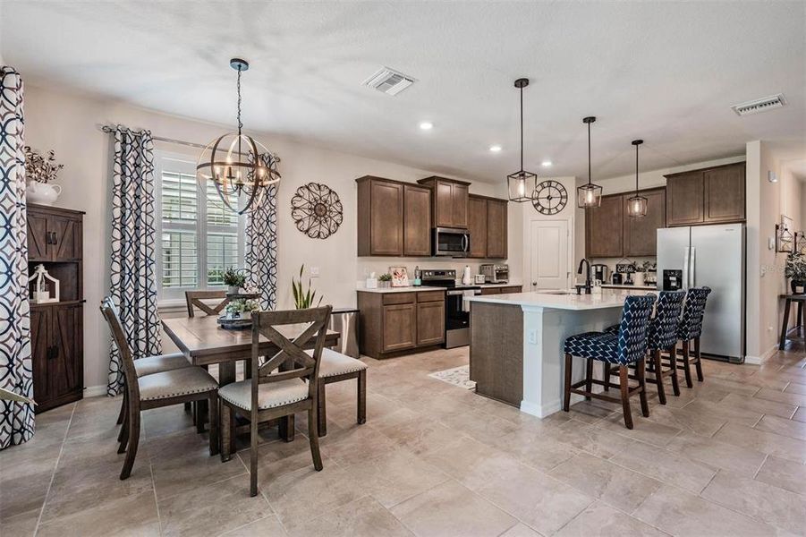 Furnished interior view inside a new home in Deerbrook, Land O' Lakes (Image 18).
