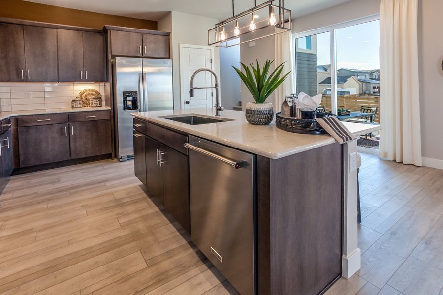 Representative furnished interior of a home built from the Galileo by Hartford Homes in Trailside, Timnath (Image 21).