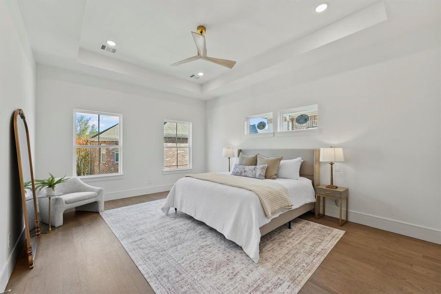 Furnished interior view inside a new home in , Houston (Image 22).