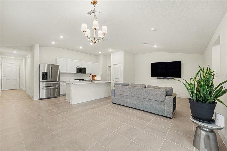 Furnished interior view inside a new home in , Haines City (Image 6). Furnished interior view inside a new home in , Haines City (Image 6).