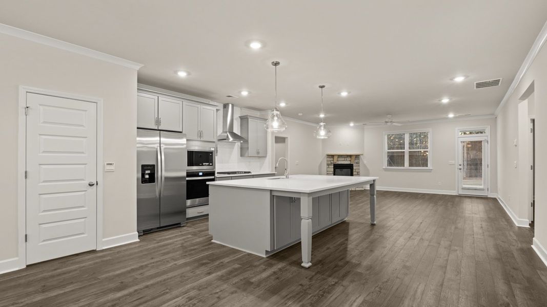Representative furnished interior of a home built from the Marlene by D.R. Horton in Heritage Pointe, Senoia (Image 5).